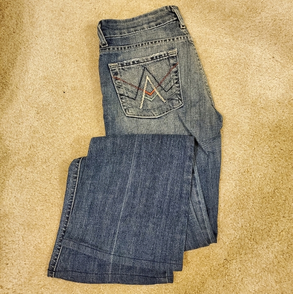 7 For All Mankind Multi-color A Pocket Flare Jeans - Picture 2 of 5